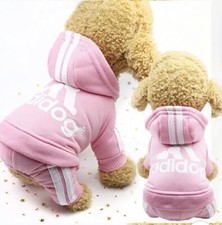 🐕HUNDE HOODIE ADIDOG GR. S🐕HUNDE CHIHUAHUA MOPS🐕SWEATSHIRT KAPUZE*PINK ROSÉ