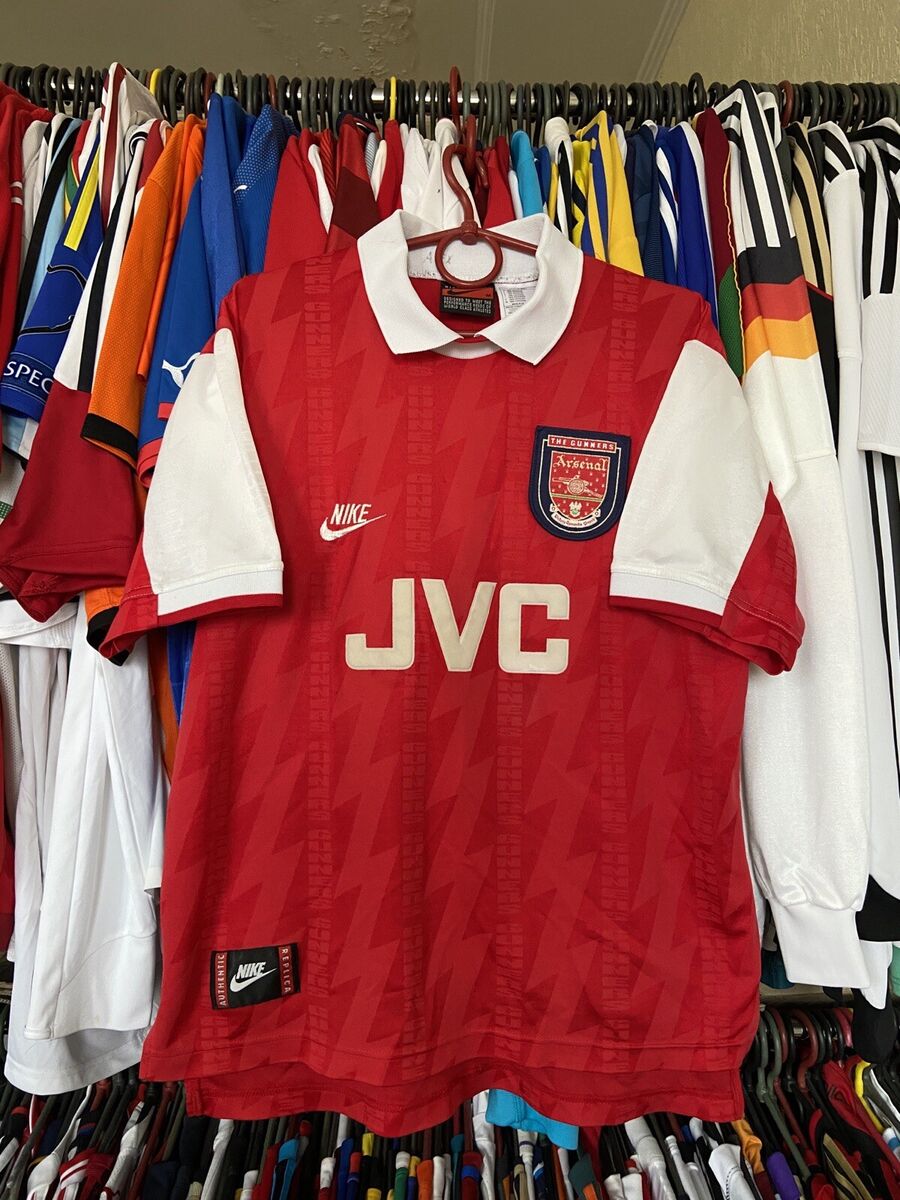 ARSENAL LONDON 1994 1995 HOME FOOTBAL SHIRT SOCCER JERSEY ARSENAL LONDON 1994 1995 HOME FOOTBAL SHIRT SOCCER JERSEY