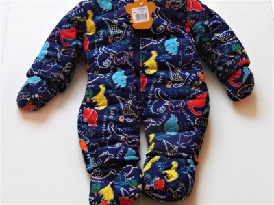 baby boy padded snowsuit