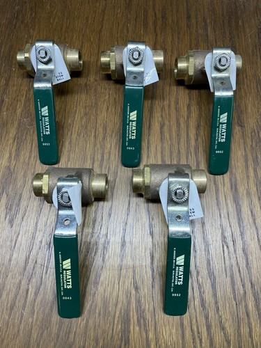 5 Watt 1/2" Halber Zoll Messing Kugelhähne