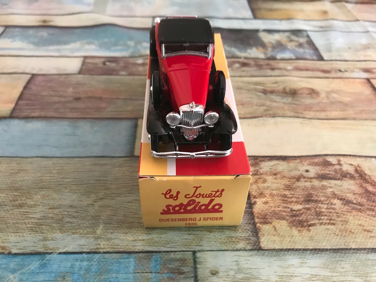 Miniature Duesenberg J Spider 1935 Solido 1/43 - Voiture Neuve, Boîte Parfois Abîmée, Sortie De Vitrine