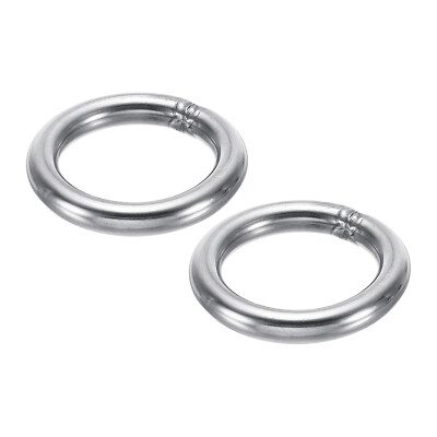 28mm Metall O Ringe 2 Pack 304 Edelstahl Runde Ringe für Hardware