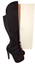 Noir Genou Bottes Alda Extensible Daim Du Dessus Au Charlotte Bottines Olympia q1wHUTz