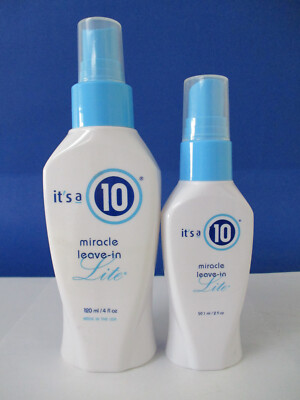 It's a 10 Miracle Leave-In Lite 4 oz / 2 oz (Pack 2 bottles)