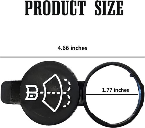 Windshield Wiper Washer Fluid Reservoir Tank Bottle Cap Cover For Chevrolet,For - Picture 5 of 6