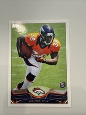 2013 Topps Football Montee Ball # 61 Denver Broncos NFL Card Base