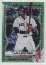 2021 Bowman Chrome Prospects Green Shimmer Refractor 55/99 Jeisson Rosario 9hx