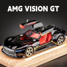 Simulation 1/24 Benz AMG Vision GT Alloy Car Model Metal Diecast Toy Vehicle ...