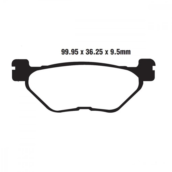 Bremsbelag Ebc FA319 2V Hinten FüR Yamaha Xv 950 A Racer Abs Bj. 2016-2017-image