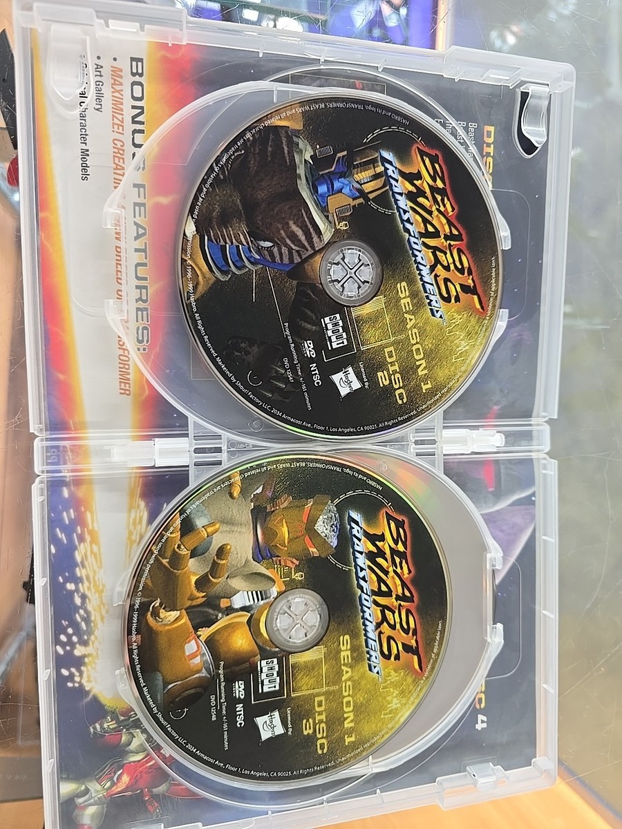TRANSFORMERS BEAST WARS THE COMPLETE SERIES Missing Disc One