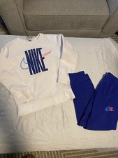 Nike boys' athletic set featuring a sweatshirt and matching joggers