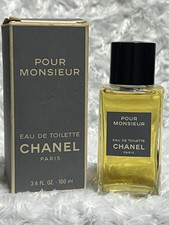 CHANEL Pour Monsieur Eau de Toilette EDT 100ml 3.4oz w/ Box