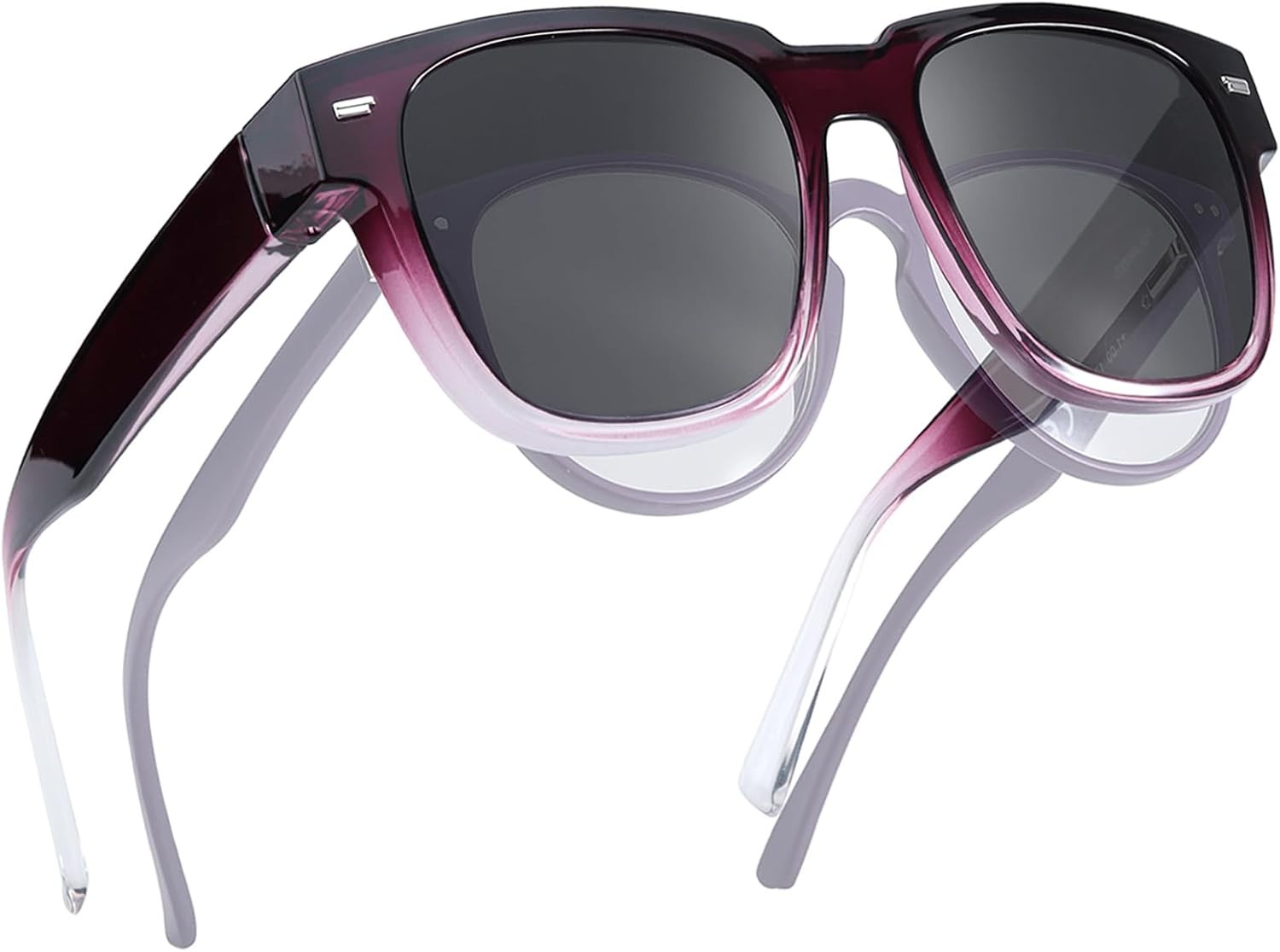 Myiaur Polarised Over Glasses Sunglasses for Women UV400 Protection TR90 Frame