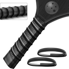 2-Packs Pickleball Paddle Grip Tape with Raised Ridge, Replacement Pickleball Ov