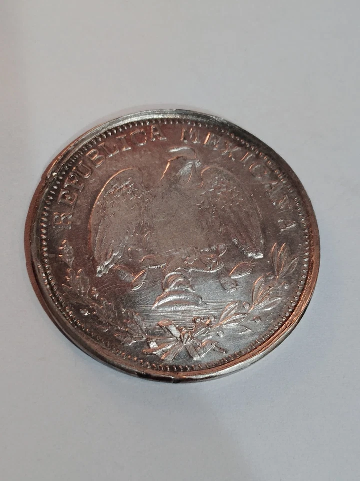 1915 GRO Mexico-Guerrero 2 Pesos, Revolutionary Coin, Quite Appealing Key Date - Image 3 of 4