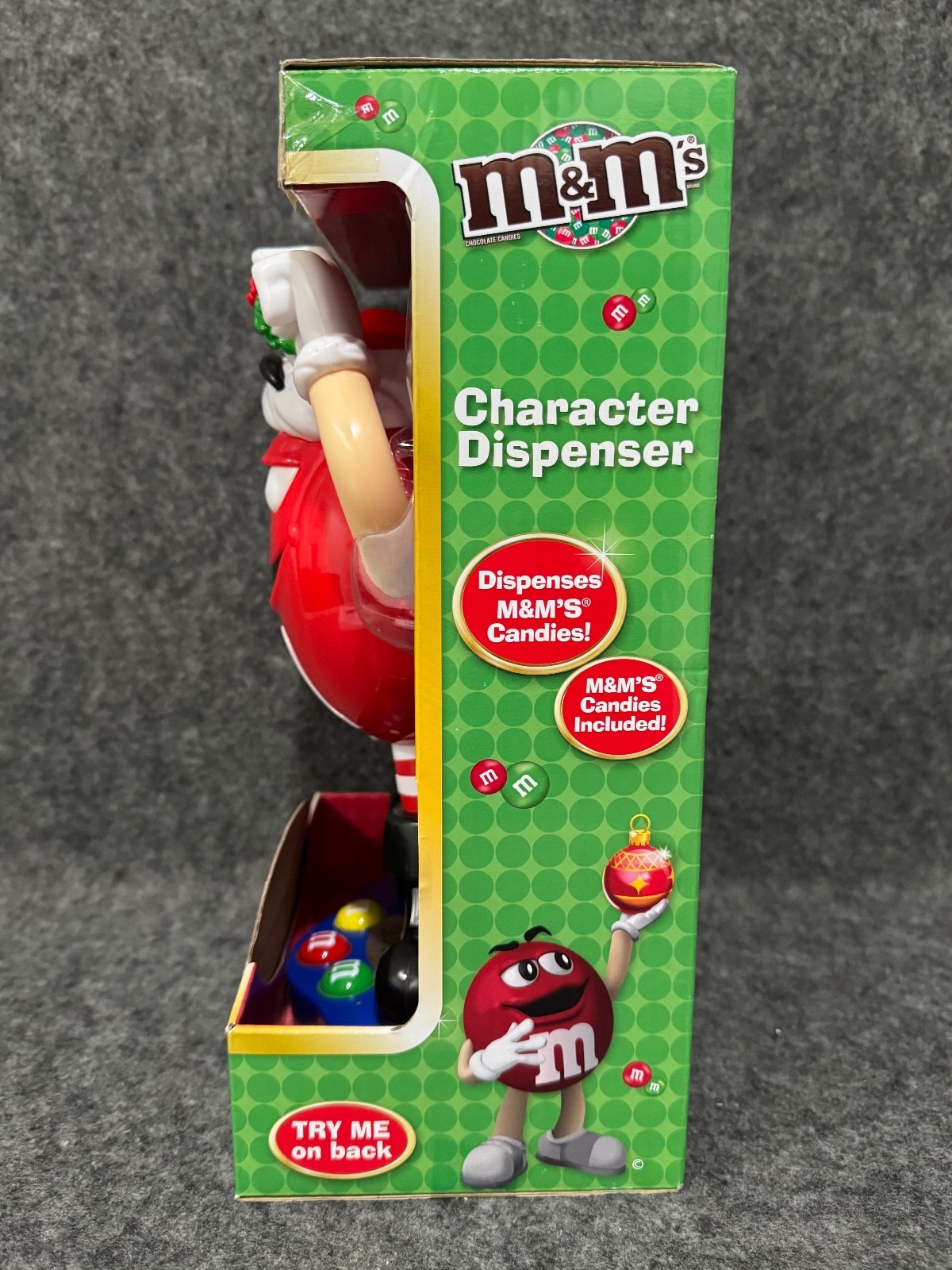 *NIB* M&Ms Christmas RED M&M Character Candy Dispenser 2015 Limited Edition