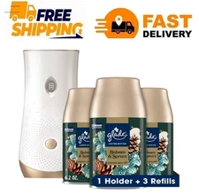 Glade Automatic Spray Air Freshener, Balsam & Spruce, 1 Device + 3 refills