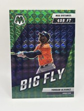 2022 Panini Mosaic Yordan Alvarez #BF-6 Big Fly Insert Green Mosaic Prizm NM