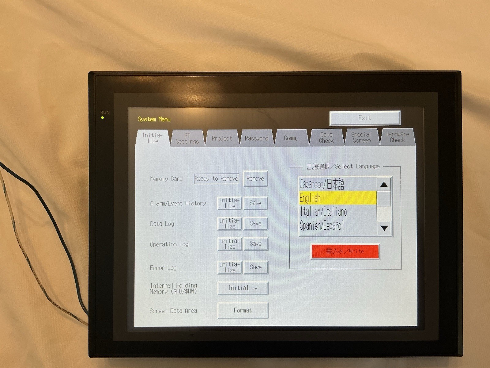 OMRON NS12-TS01B-V2 NS Interactive Display HMI Panel 12" Touchscreen