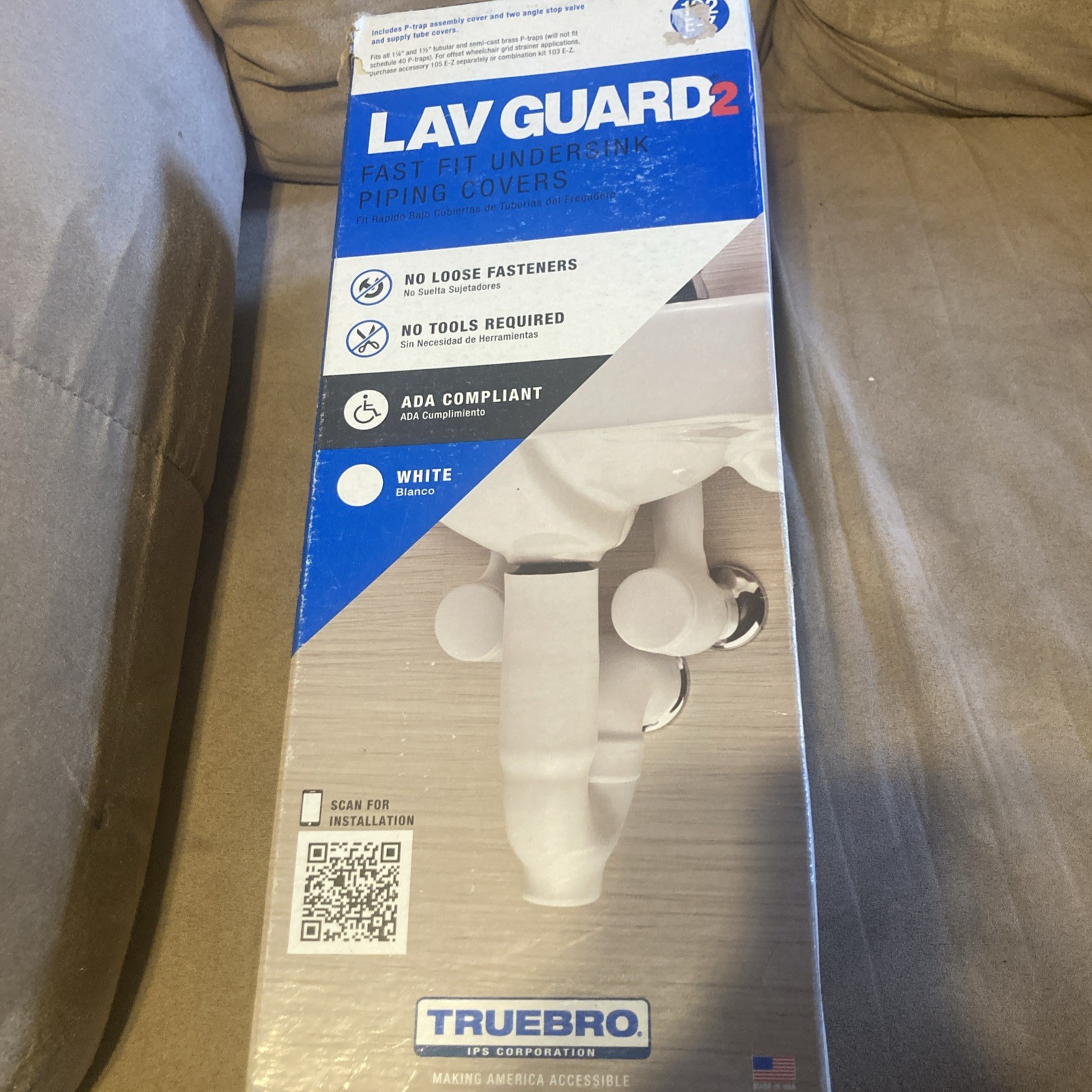 TrueBro Lav Guard2 102 E-Z Fast Fit Undersink Piping Covers Brand New