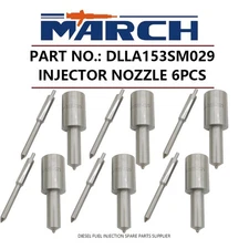 6pcs Diesel Fuel Injector Nozzle Tip DLLA153SM029 for Hitachi EX200 ISUZU 6BG1