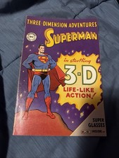 SUPERMAN - Three Dimension Adventures 1997 Reprint - w/o 3-D Glasses