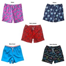 Member's Mark Boys 4Way Stretch Quick Dry UPF50 Sun Protection Resort Swim Trunk