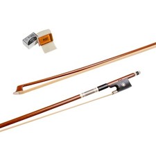 MI VI Classic Brazilwood Violin Bow, 3/4 Size - Well Balanced Light