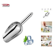 Metal Ice Scoop 6 Oz  Kitchen Ice Scooper for Ice Maker, Small Food Scoops for...