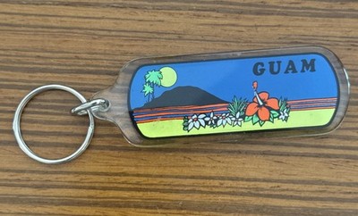 Vintage Guam Keychain c. 1984