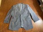 2025 LINEAGE Blue Gray Full Suit 40S Slim Peaked Lapel — photo 2