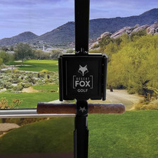 Desert Fox Golf Phone Caddy  Cigar Holder   Adjustable Golf Cart Phone Mount wi