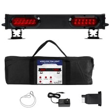 Wireless Pivot Tow Light Bar 24 - Rechargeable Ultra Bright Led 4 Pin Flat