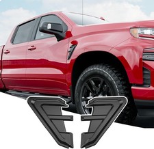 For 2019-2025 Chevy Silverado 1500 Side Air Vent Trim Abs Body Decoration Cover