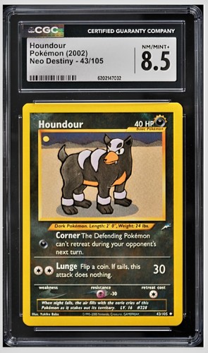 Houndour (Unlimited) graded CGC 8.5 for sale on eBay