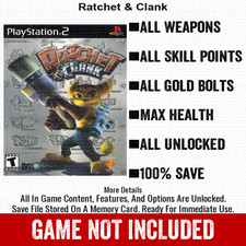Ratchet Clank 100 All Items PS2 Memory Card CHEATS