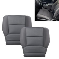 Driver Passenger Side Bottom Seat Cover Cloth Gray for 2014-2019
