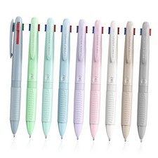 Multicolor Pens, 4-in-1 Colored Pen, 9 Pack 1.0mm 4 Color Pens, Quick Dry
