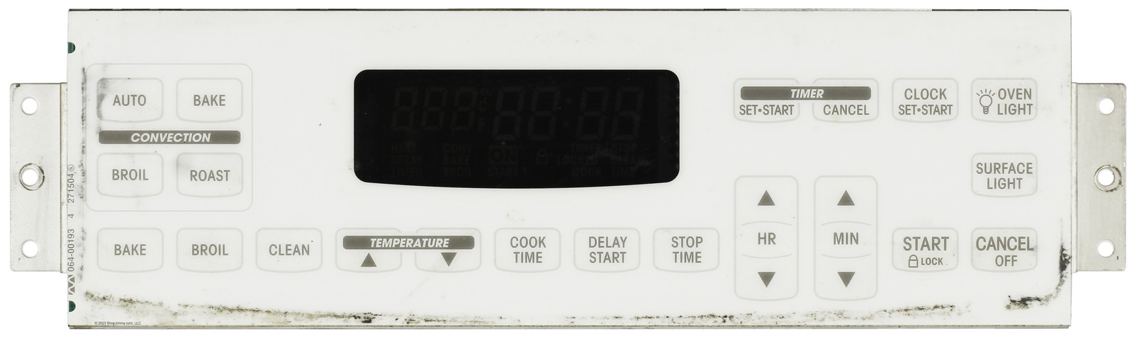 Whirlpool 9753638 Oven Control Board with White Overlay-image