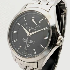 Orient Star Power Reserve Watch EW01 C0 Black Dial Mechanical Manual Wind