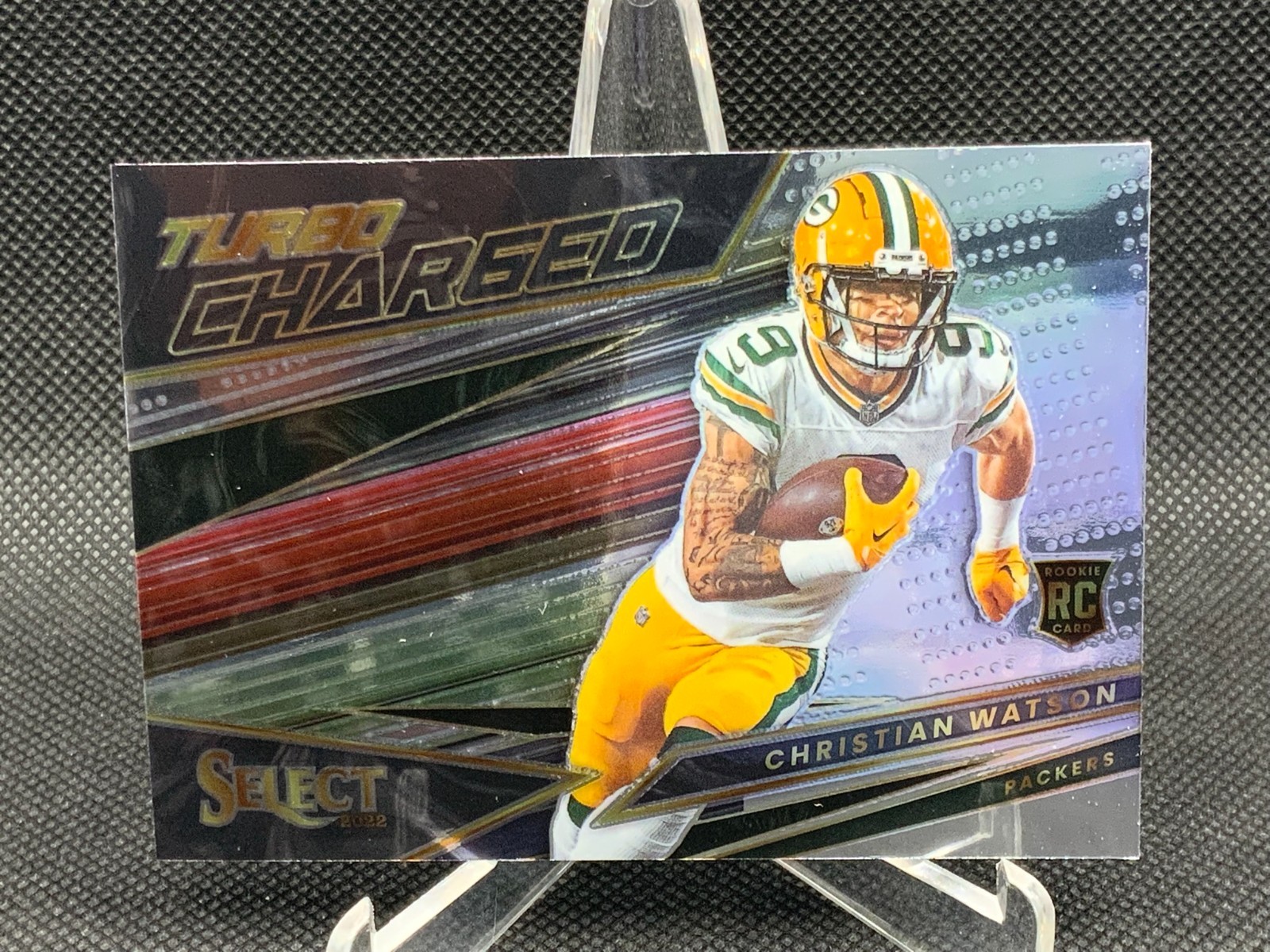 2022 Select CHRISTIAN WATSON Turbo Charged RC Rookie #TUR-25 Packers
