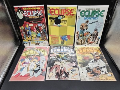 Eclipse Monthly #1,2,3,4,6,10 (1983 Eclipse.) 1st App. Static by Steve Ditko