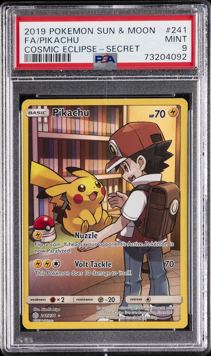 Pikachu Pokémon TCG Sun & Moon Secret Rare Individual Collectible