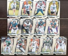 2024 Prizm Football Eagles Complete Team Set (13 cards) Base Set Vets /4 Rookies