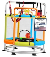 Trampoline for Kids with Safety Enclosure Indoor and Outdoor mini Trampoline