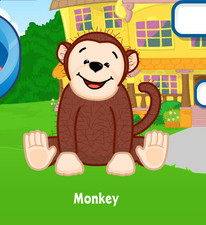 Webkinz Classic Monkey Virtual PET Adoption Code Only Messaged RETIRED