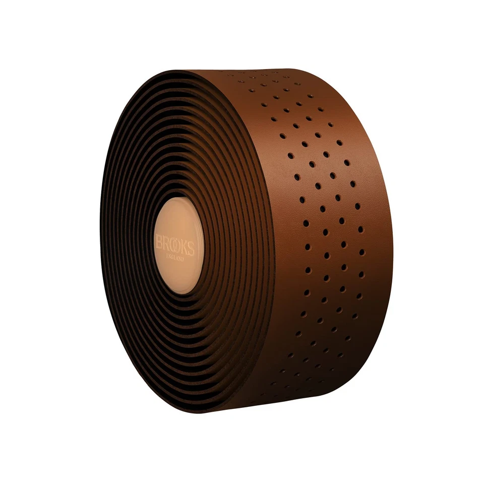 Brooks Leather Bar Tape-Antic Brown-New22 Adult Unisex Handle, Gold, Standard - Image 2 of 3