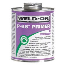 WELD-ON 13992 Primer,Purple,16 Oz,PVC and CPVC 6KWT0