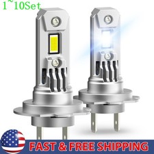 H7 LED Headlight Bulb High Low Beam Super Bright White CANBUS ERROR FREE 1-10Set