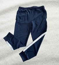 Men  s Hugo Boss Slim Fit Navy Tracksuit Track Pants Joggers Side Stripe XL NWOT